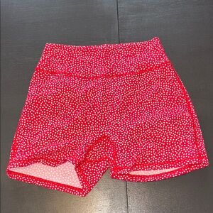 Buff bunny Red Polka Dot Women's Shorts medium